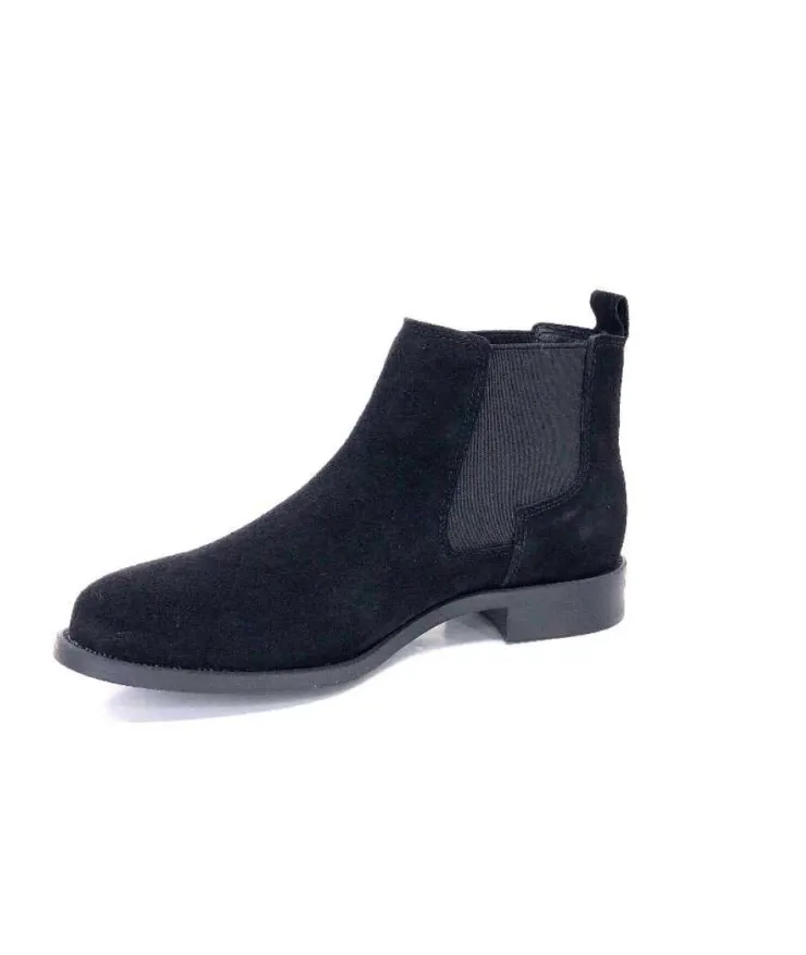 Ivoire0209b Ivoire 12215 Daim Noir*Femme Bottines