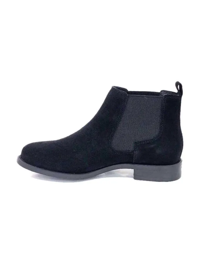 Ivoire0209b Ivoire 12215 Daim Noir*Femme Bottines