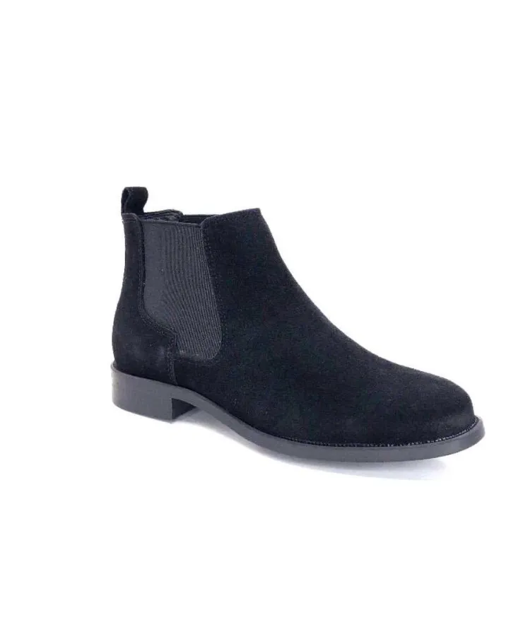 Ivoire0209b Ivoire 12215 Daim Noir*Femme Bottines