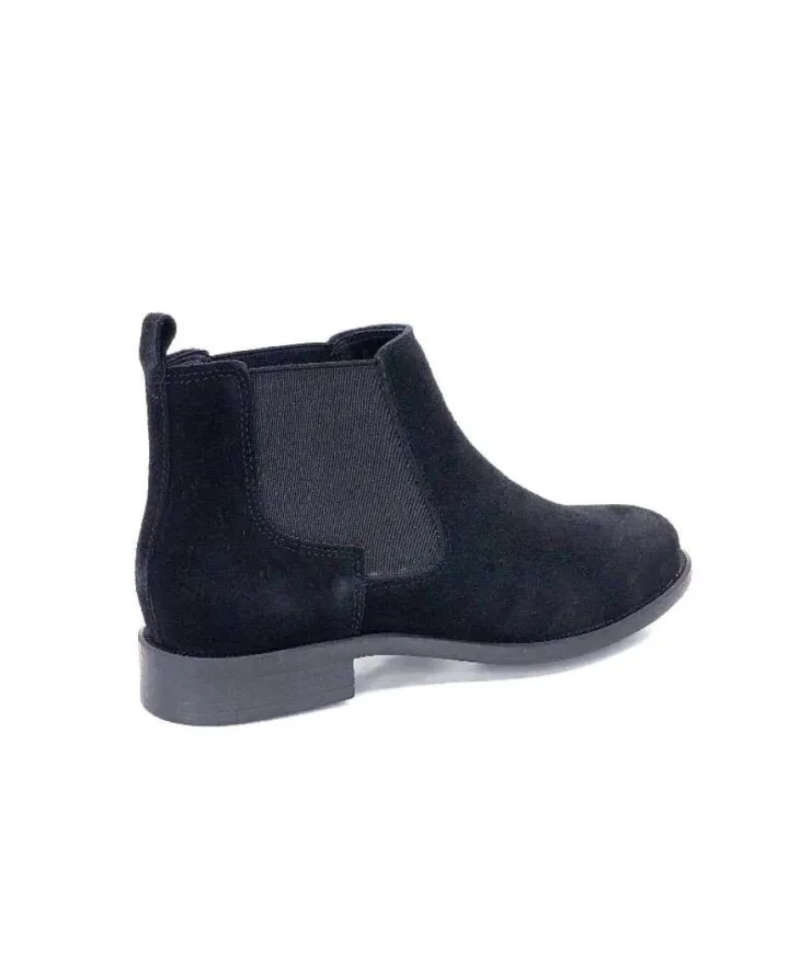 Ivoire0209b Ivoire 12215 Daim Noir*Femme Bottines