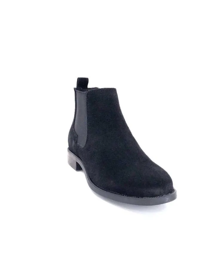 Ivoire0209b Ivoire 12215 Daim Noir*Femme Bottines