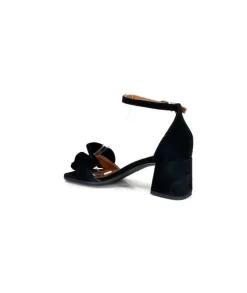 Ivoire0351a Ivoire 8453770 Daim Noir*Femme Sandales