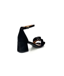 Ivoire0351a Ivoire 8453770 Daim Noir*Femme Sandales