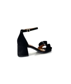 Ivoire0351a Ivoire 8453770 Daim Noir*Femme Sandales