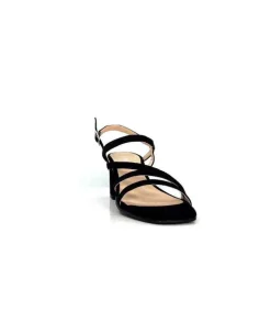 Ivoire0104a Ivoire 47146 Daim Noir*Femme Sandales