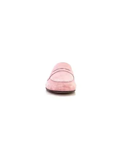 Ivoire0209b Ivoire 10648 Daim Rose*Femme Mocassins