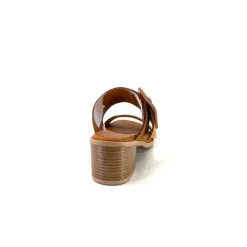 Ivoire0401a Ivoire 500.3006 Daim Tan*Femme Mules