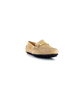 Ivoire0209b Ivoire 12443 Daim Taupe*Femme Mocassins