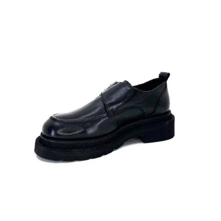 cashka / fatih ustundag Ivoire 3265-3315 Eva Cuir Noir*Femme Mocassins