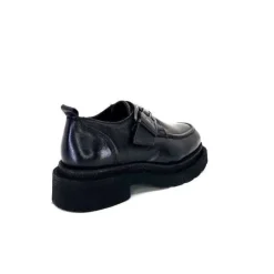 cashka / fatih ustundag Ivoire 3265-3315 Eva Cuir Noir*Femme Mocassins