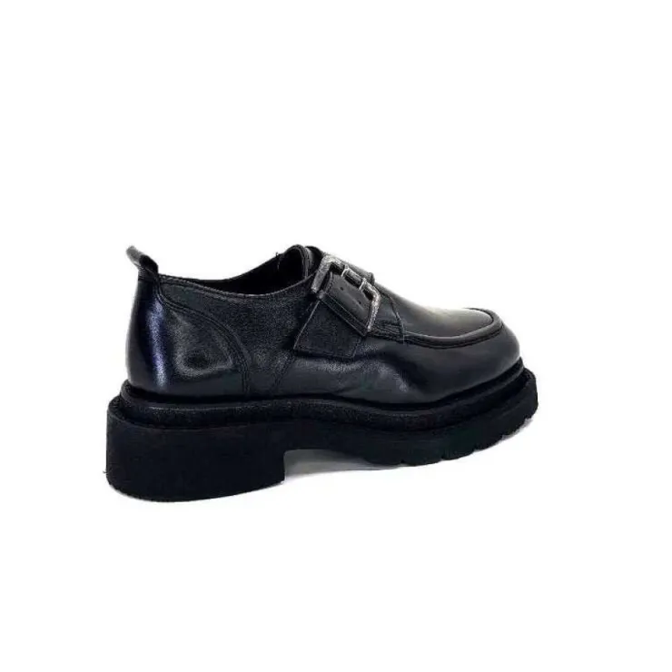 cashka / fatih ustundag Ivoire 3265-3315 Eva Cuir Noir*Femme Mocassins