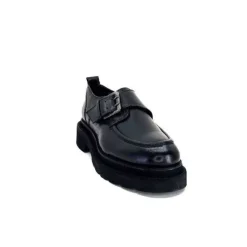 cashka / fatih ustundag Ivoire 3265-3315 Eva Cuir Noir*Femme Mocassins