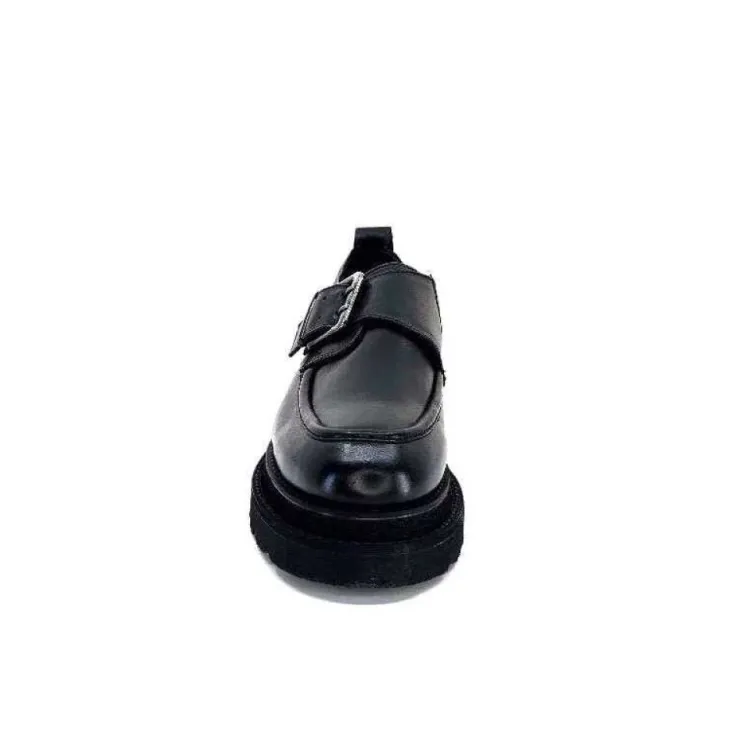 cashka / fatih ustundag Ivoire 3265-3315 Eva Cuir Noir*Femme Mocassins
