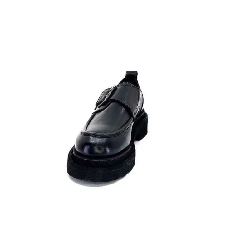 cashka / fatih ustundag Ivoire 3265-3315 Eva Cuir Noir*Femme Mocassins