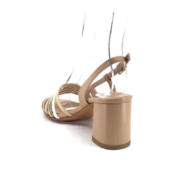 Ivoire0315a Ivoire 037 F70 Riv Cuir Nude*Femme Sandales