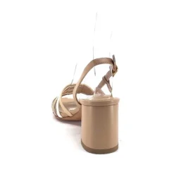 Ivoire0315a Ivoire 037 F70 Riv Cuir Nude*Femme Sandales