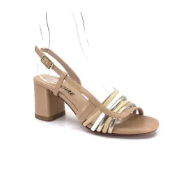 Ivoire0315a Ivoire 037 F70 Riv Cuir Nude*Femme Sandales