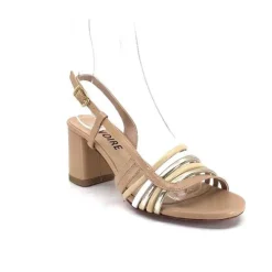 Ivoire0315a Ivoire 037 F70 Riv Cuir Nude*Femme Sandales