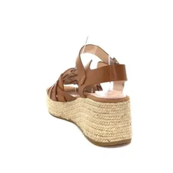 Kanna Ivoire 22071 Fiore Cuir Marron*Femme Plateformes