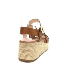 Kanna Ivoire 22071 Fiore Cuir Marron*Femme Plateformes
