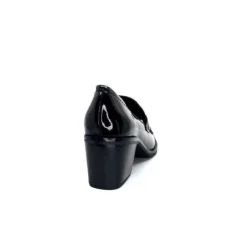 Ivoire0236a Ivoire 78006 Fortunato Cuir Vernis Noir*Femme Mocassins