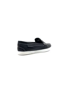 Ivoire0236a Ivoire 3456 Havana Cuir Bleu*Femme Mocassins