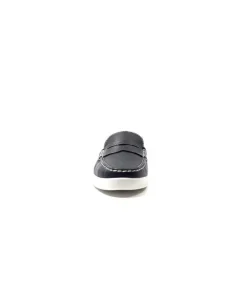 Ivoire0236a Ivoire 3456 Havana Cuir Bleu*Femme Mocassins
