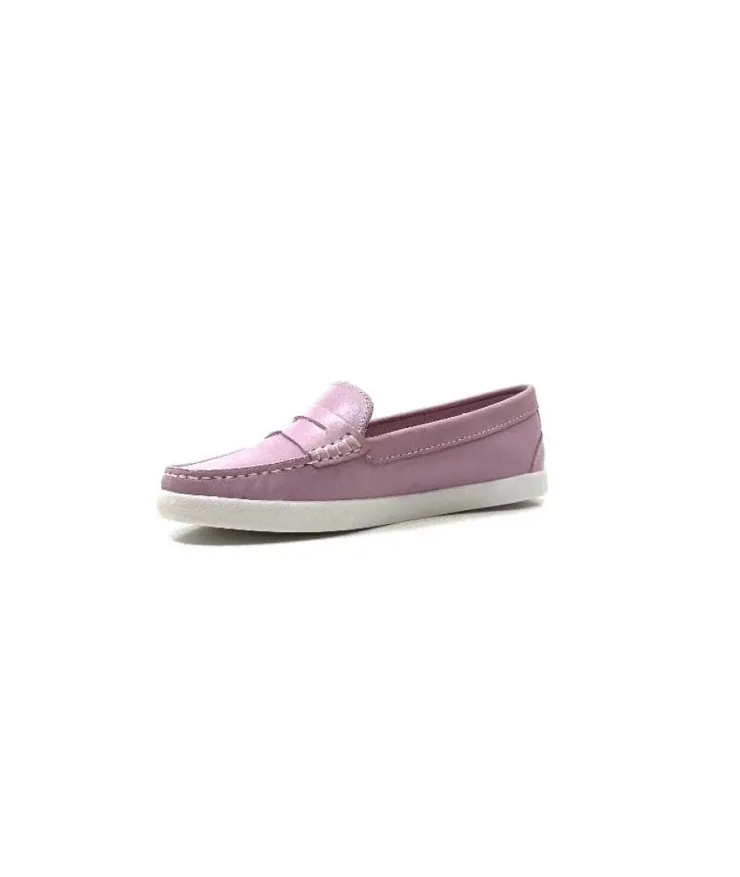 Ivoire0236a Ivoire 3456 Havana Cuir Lilas*Femme Mocassins