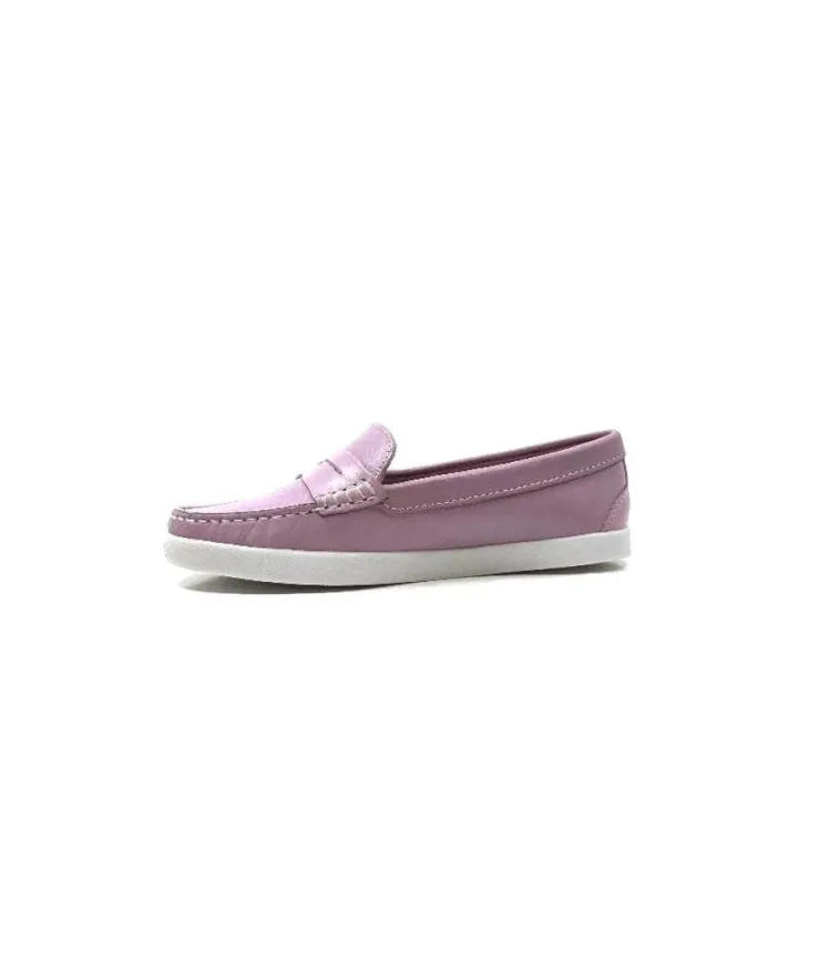 Ivoire0236a Ivoire 3456 Havana Cuir Lilas*Femme Mocassins