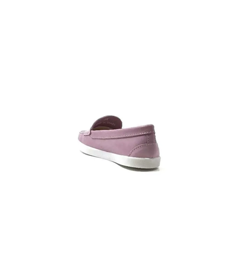 Ivoire0236a Ivoire 3456 Havana Cuir Lilas*Femme Mocassins