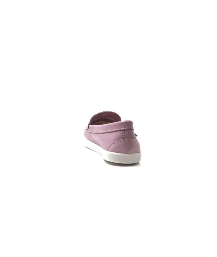 Ivoire0236a Ivoire 3456 Havana Cuir Lilas*Femme Mocassins