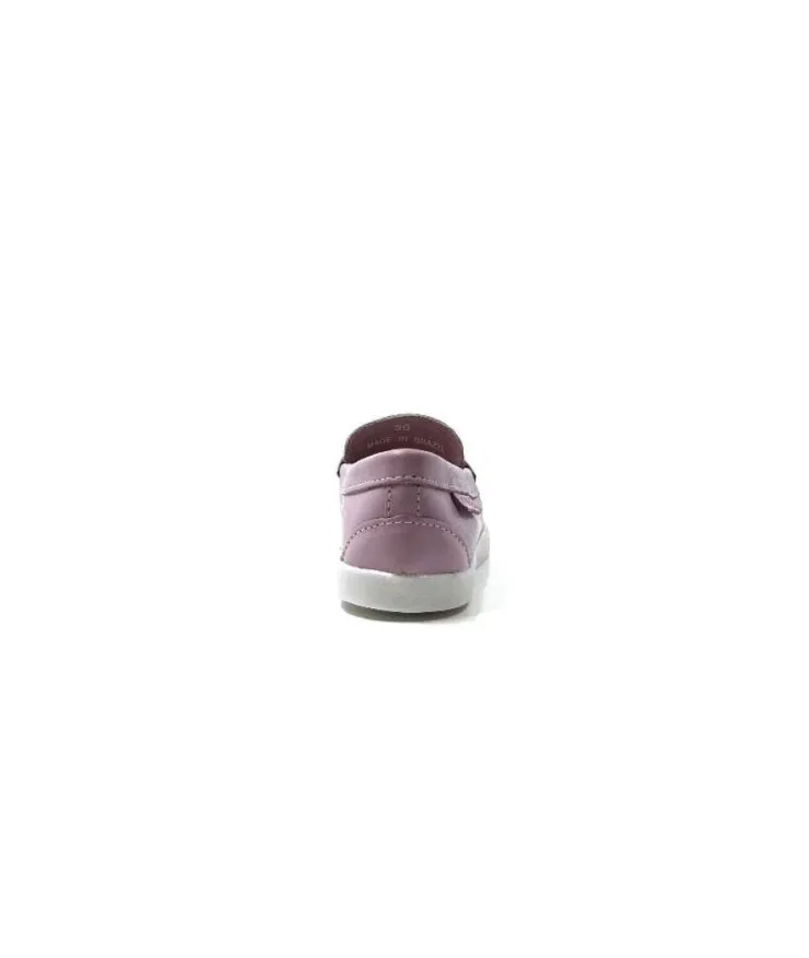 Ivoire0236a Ivoire 3456 Havana Cuir Lilas*Femme Mocassins