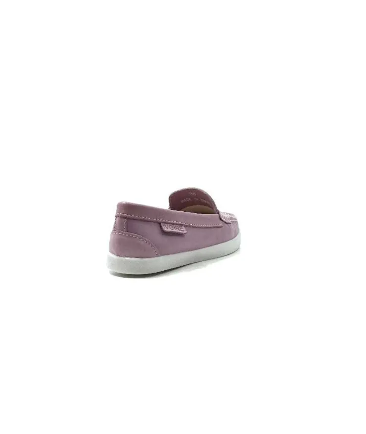 Ivoire0236a Ivoire 3456 Havana Cuir Lilas*Femme Mocassins