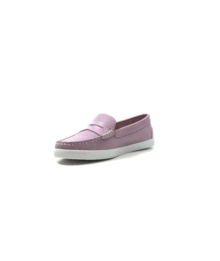 Ivoire0236a Ivoire 3456 Havana Cuir Lilas*Femme Mocassins