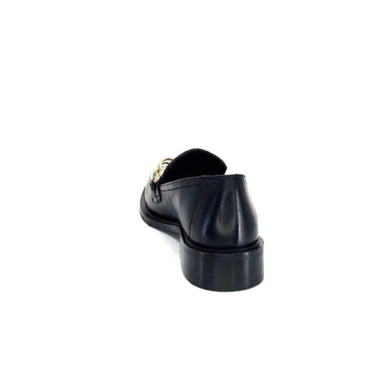 cashka / fatih ustundag Ivoire 3291 Ilay Cuir Noir*Femme Mocassins