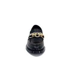 cashka / fatih ustundag Ivoire 3291 Ilay Cuir Noir*Femme Mocassins