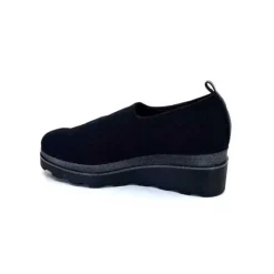 Ivoire0130a Ivoire 853620 Iv Textile Noir*Femme Baskets