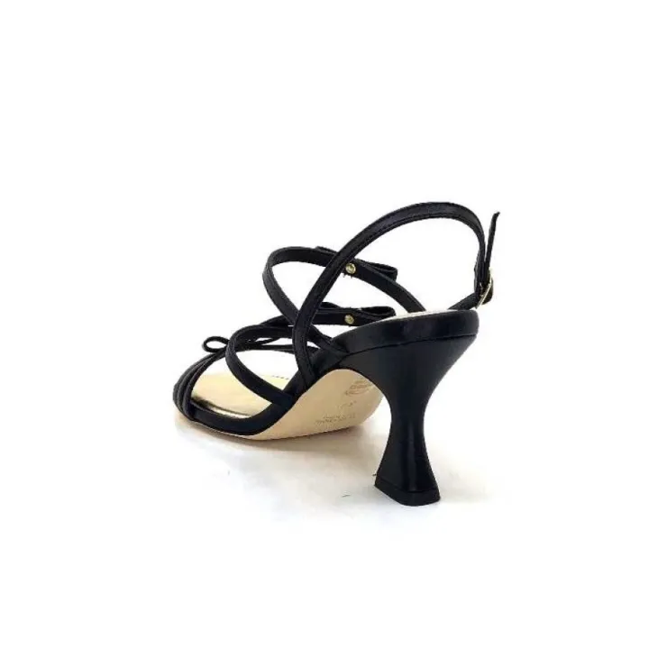 Ivoire0551 Ivoire 2147 Lia Cuir Noir*Femme Sandales