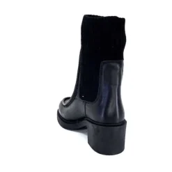 cashka / fatih ustundag Ivoire 6131 Livv Cuir Noir*Femme Bottines