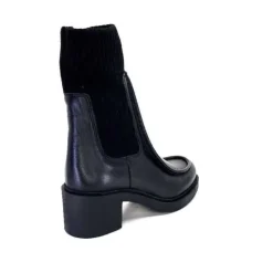 cashka / fatih ustundag Ivoire 6131 Livv Cuir Noir*Femme Bottines