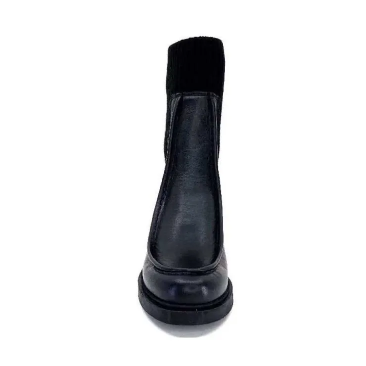 cashka / fatih ustundag Ivoire 6131 Livv Cuir Noir*Femme Bottines