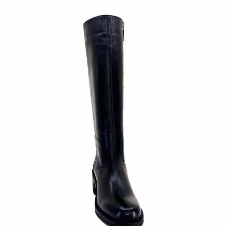 cashka / fatih ustundag Ivoire 5282 Livv Cuir Noir*Femme Bottes