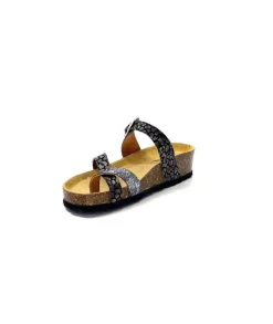 Ivoire0473a Ivoire 9-71-7358-417 Noir*Femme Plagettes