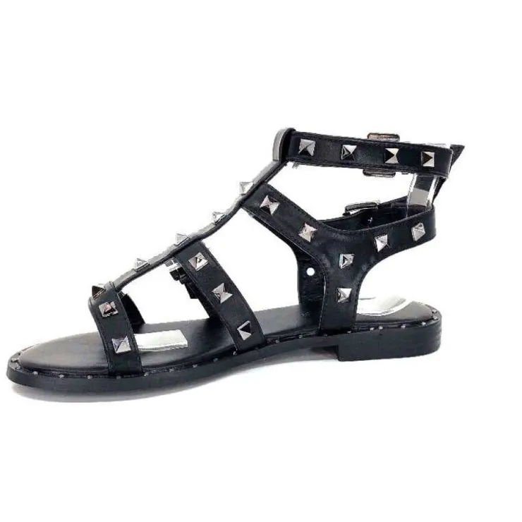 Ivoire0297a Ivoire 1267 Noir*Femme Sandales