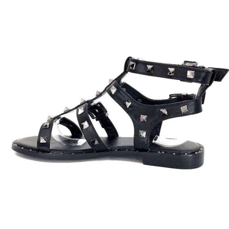 Ivoire0297a Ivoire 1267 Noir*Femme Sandales