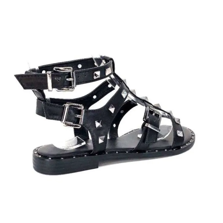 Ivoire0297a Ivoire 1267 Noir*Femme Sandales