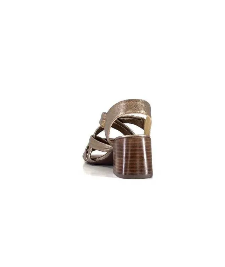 Ivoire0236a Ivoire 269 Pisa 3 Cuir Metal Prate*Femme Sandales