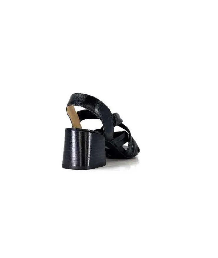 Ivoire0236a Ivoire 269 Pisa 3 Cuir Noir*Femme Sandales