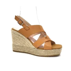 Kanna Ivoire 22032 Sonia Cuir Marron*Femme Plateformes