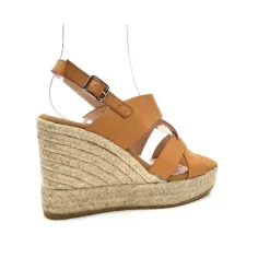 Kanna Ivoire 22032 Sonia Cuir Marron*Femme Plateformes